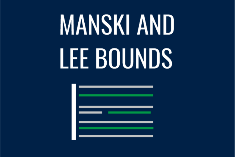 Manski and Lee bounds graphic