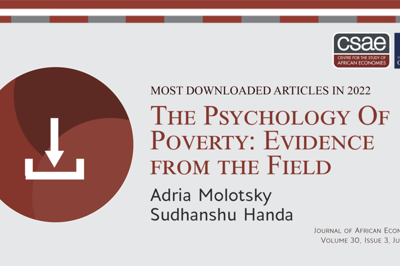 Most downloaded article from the Journal of African Economies graphic 2022