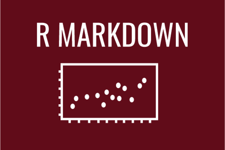 R markdown graph image
