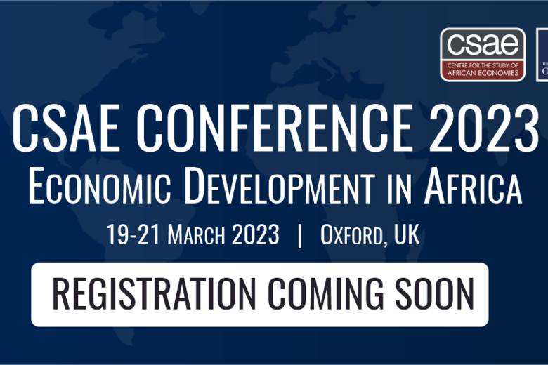 CSAE Conference 2023 reg opening soon
