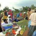 Women at outdoor market in Western Kenya