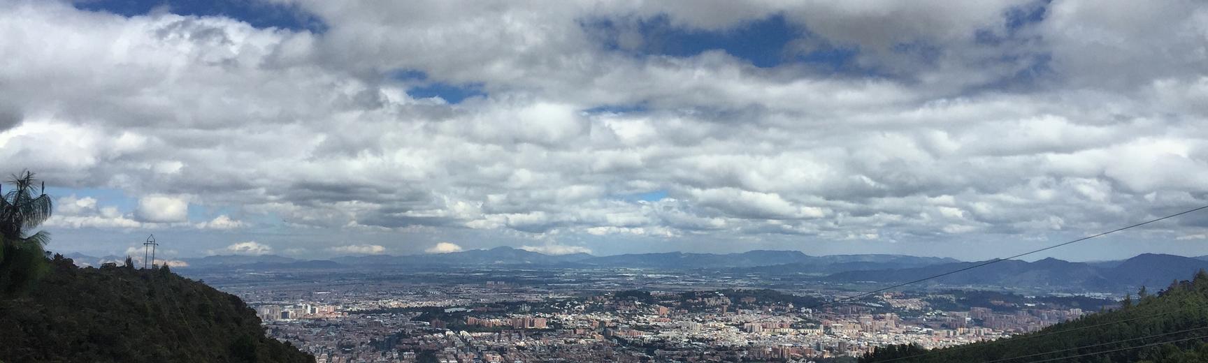 Aerial image of Bogota, Colombia