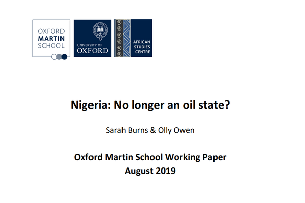 nigeria no longer an oil state working paper screenshot