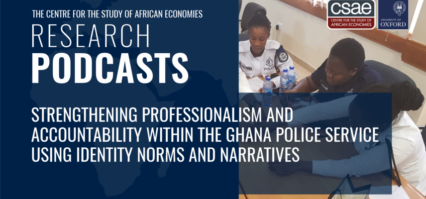 Strengthening Professionalism and Accountability within the Ghana Police Service using Identity, Norms and Narratives