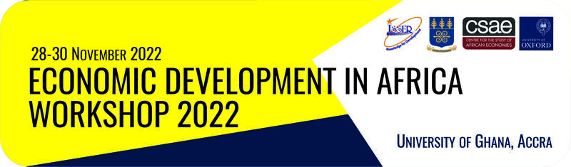 Economic Development in Africa Workshop 2022 Graphic