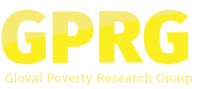 Global Poverty Research Group logo in yellow