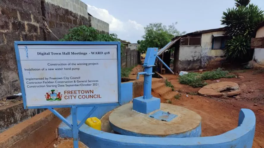 Kenema City Council Digital Town Halls Post in Sierra Leone