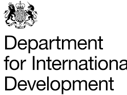 Logo for the UK Department for International Development