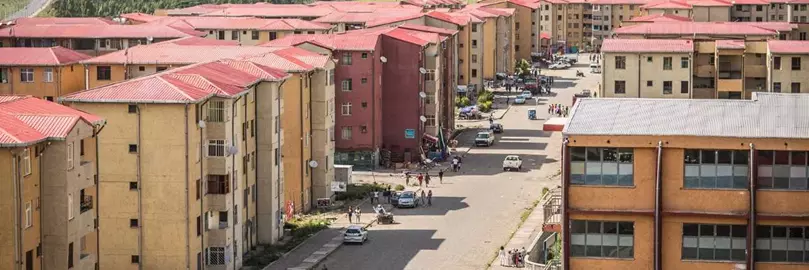 Condominium housing in Addis Ababa, Ethiopia