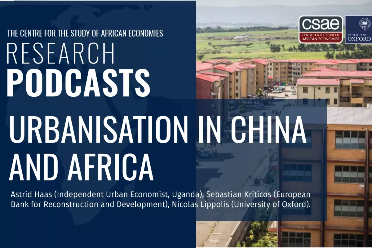 Urbanisation in China and Africa Reseach Podcast graphic