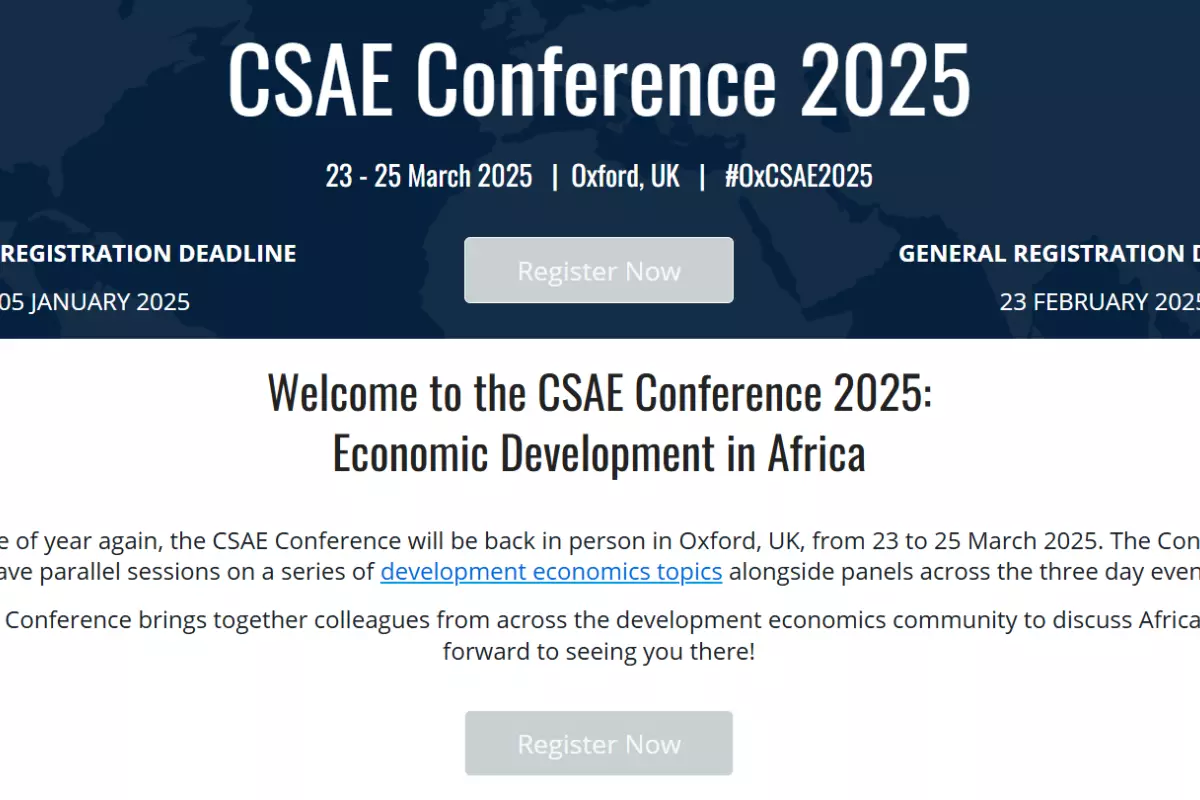 CSAE Conference 2025 reg site screenshot